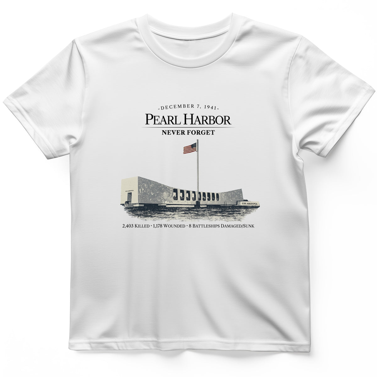 Pearl Harbor - Never Forget T-Shirt
