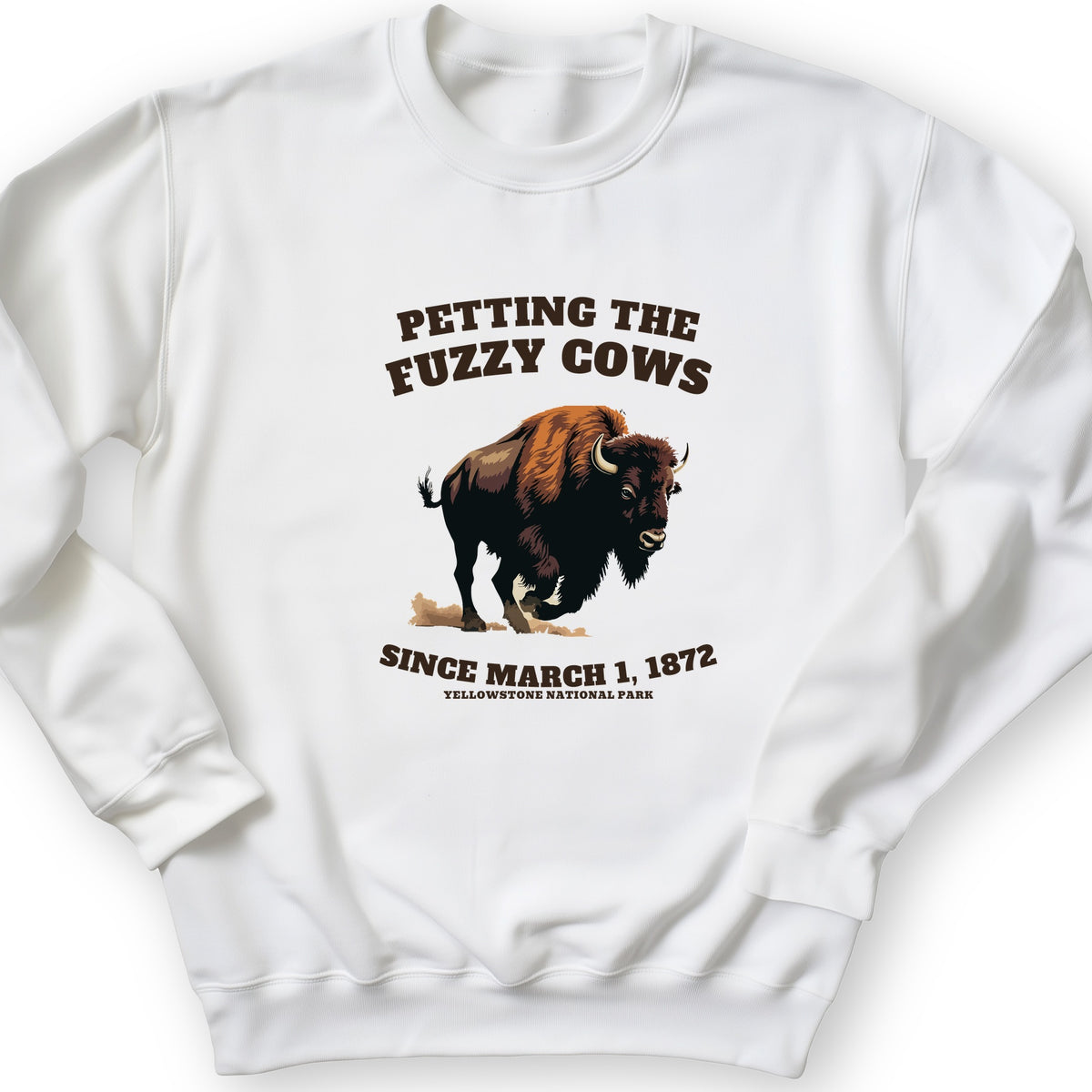 Petting The Fuzzy Cows Crewneck