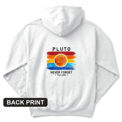 Pluto Never Forget Back Print Hoodie