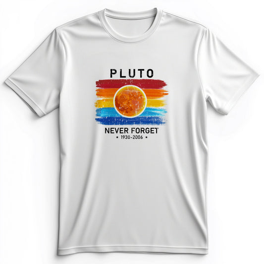 Pluto Never Forget Premium Tee