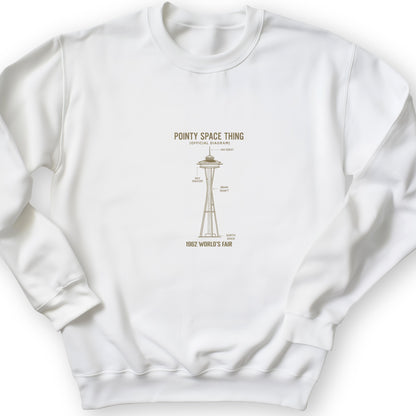 Pointy Space Thing Crewneck