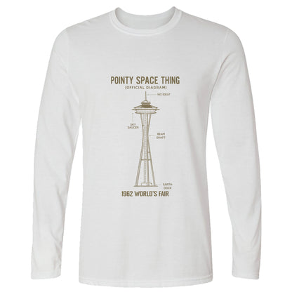 Pointy Space Thing Long Sleeve T-Shirt