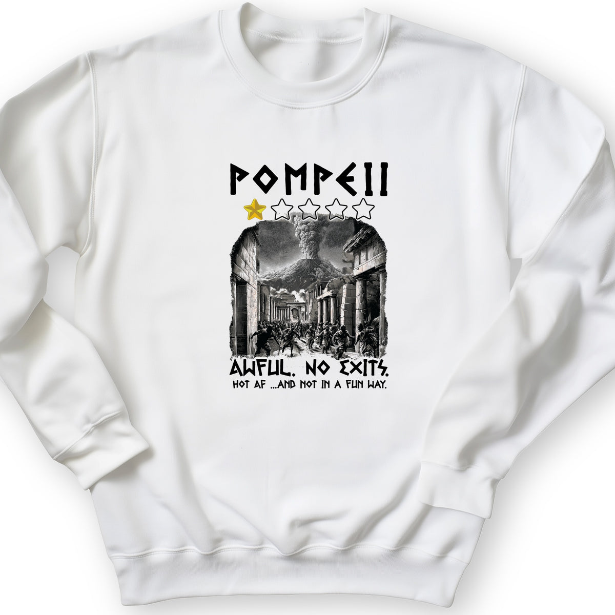 Pompeii 1 Star Crewneck