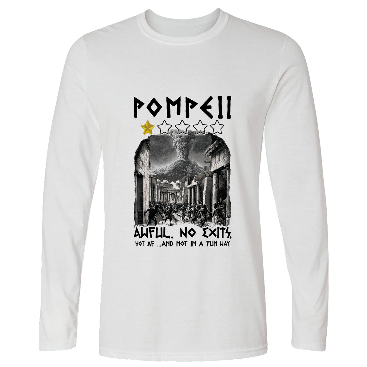 Pompeii 1 Star Long Sleeve T-Shirt