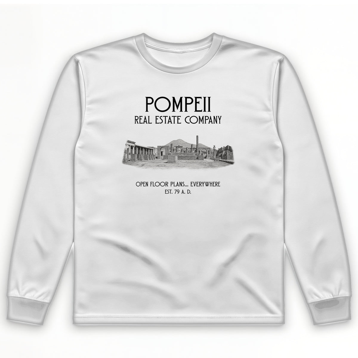 Pompeii Real Estate Long Sleeve T-Shirt