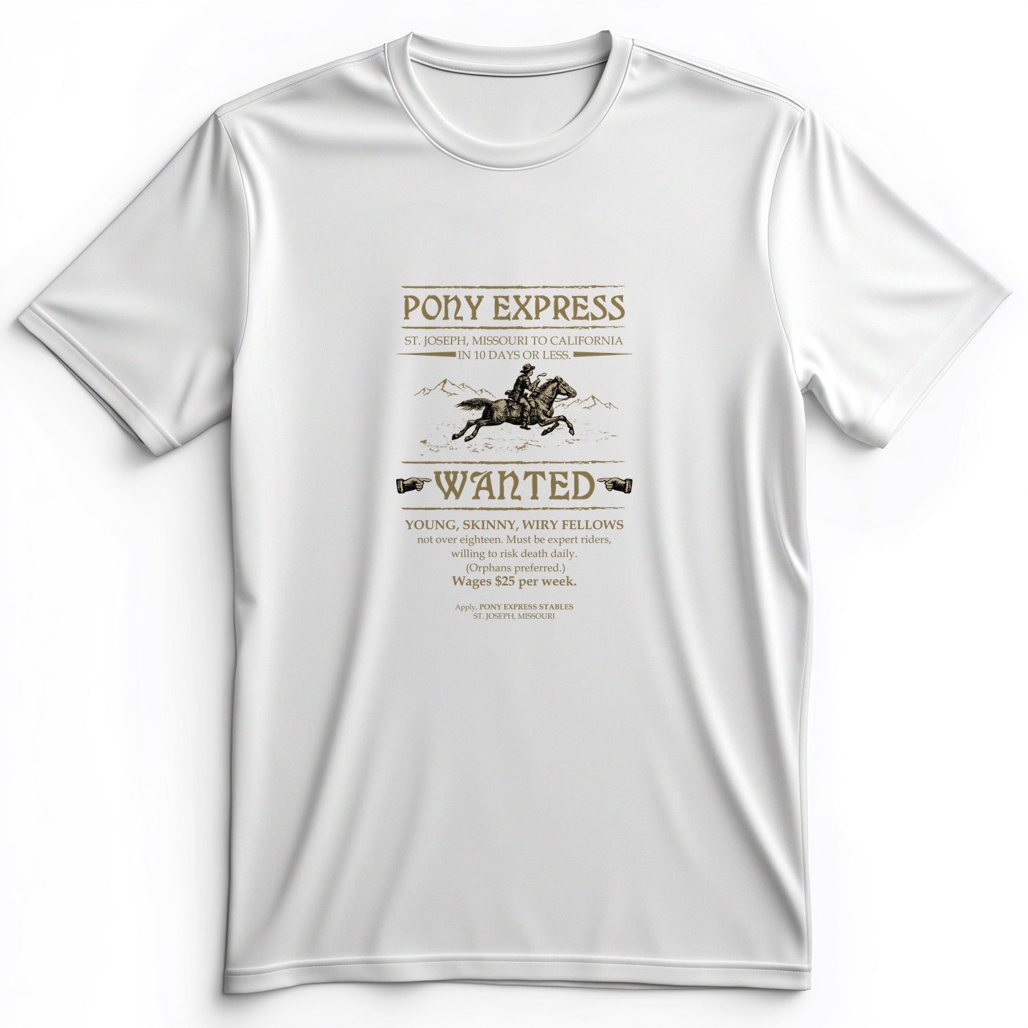 Pony Express Poster Premium Tee
