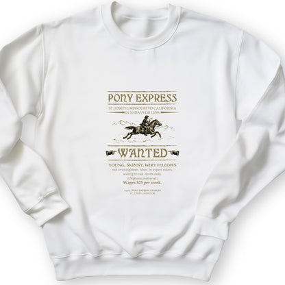 Pony Express Poster Sweatshirt