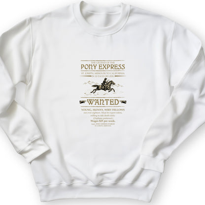 Pony Express Poster Crewneck