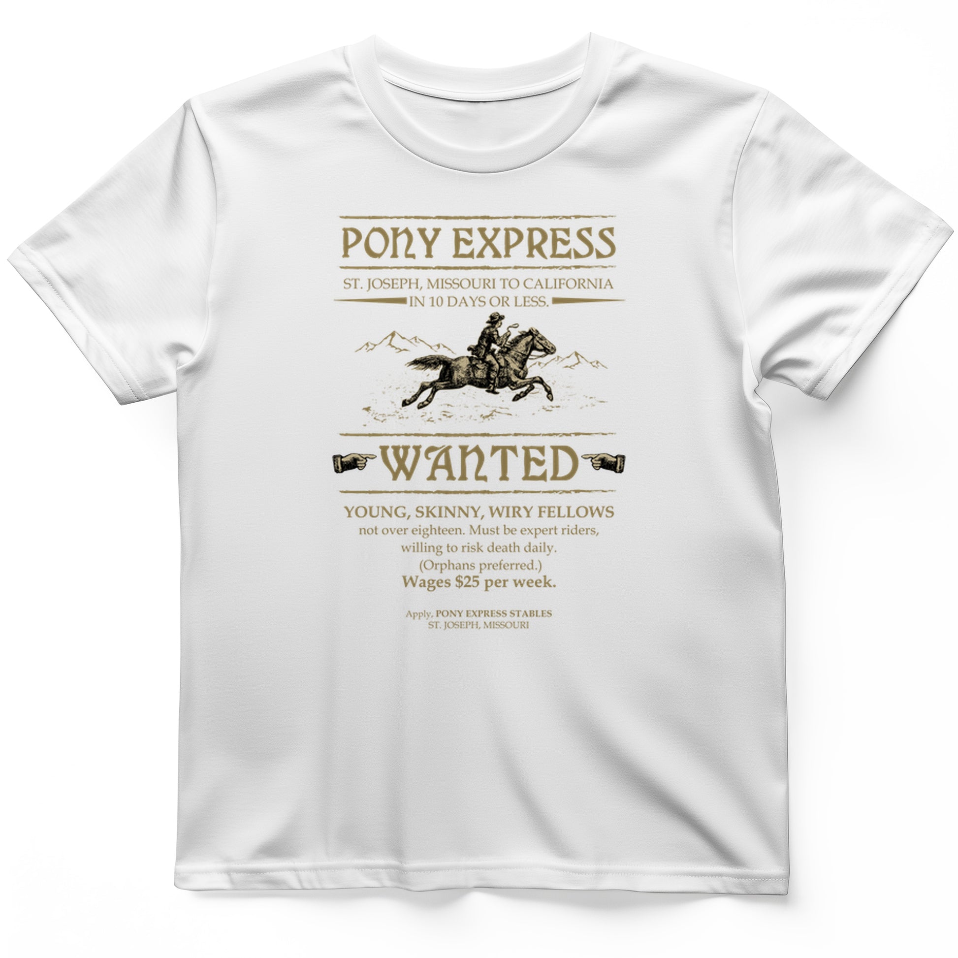Pony Express Poster T-Shirt