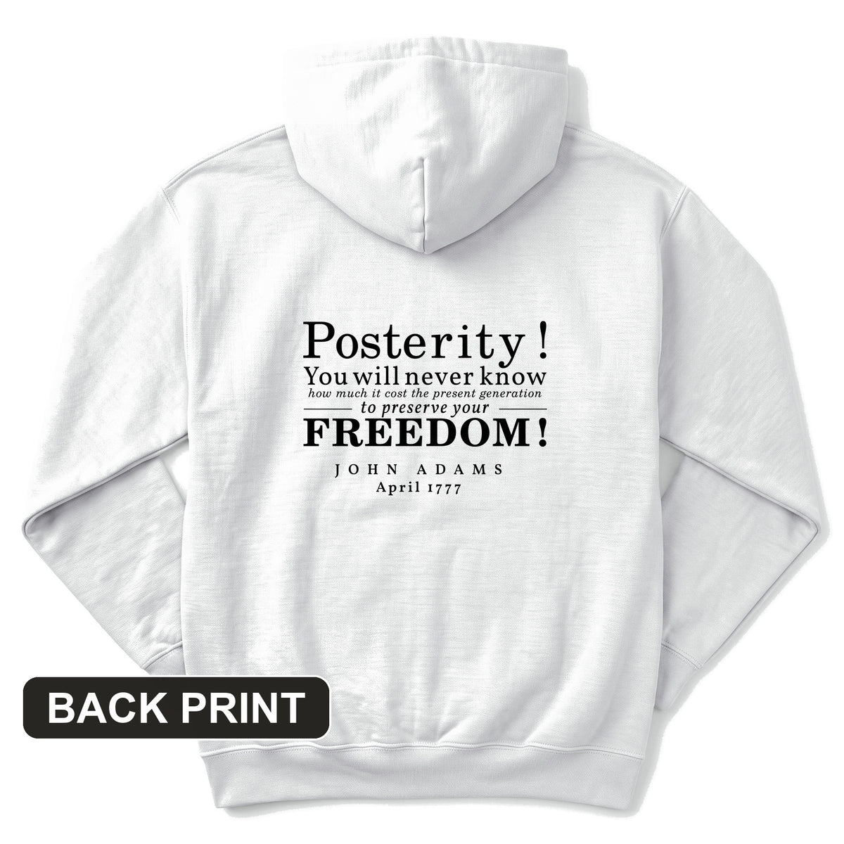 Posterity Back Print Hoodie