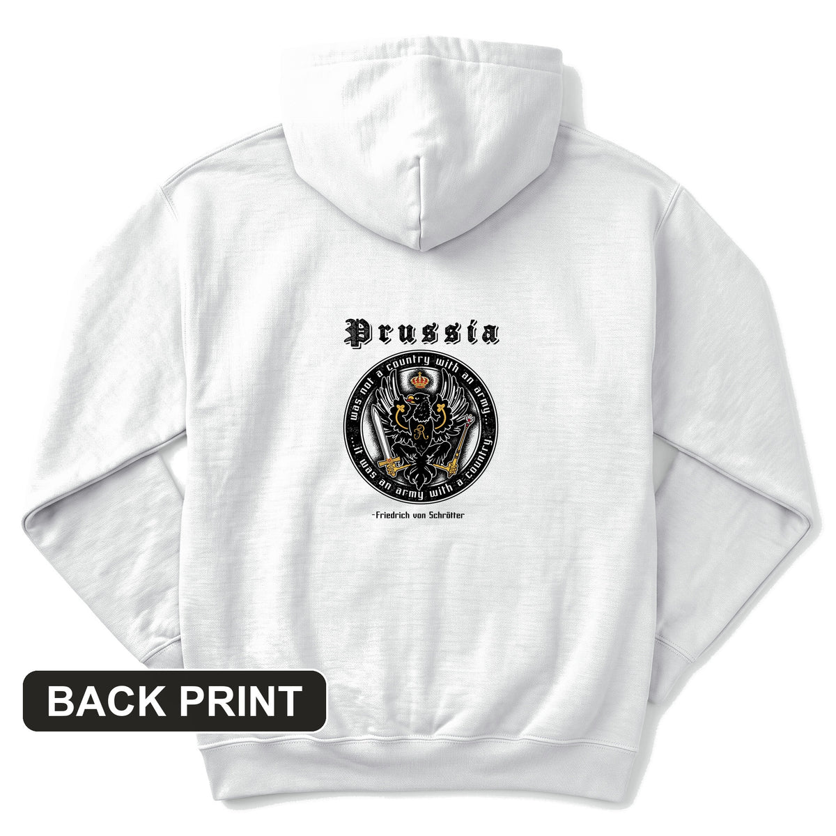 Prussia Back Print Hoodie