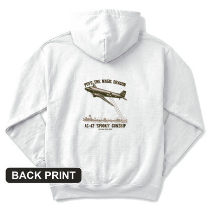 Puff the Magic Dragon Back Print Hoodie