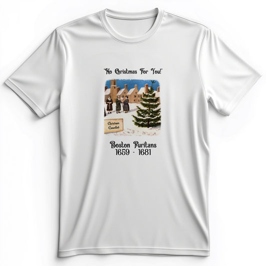 Puritans Banned Xmas Boston Premium Tee