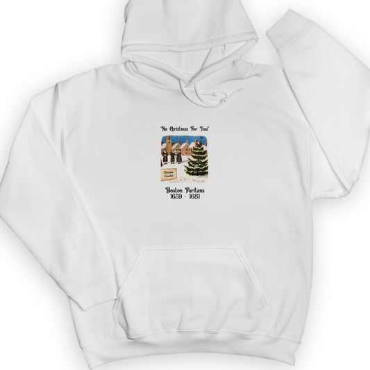 Puritans Banned Xmas Boston Hoodie