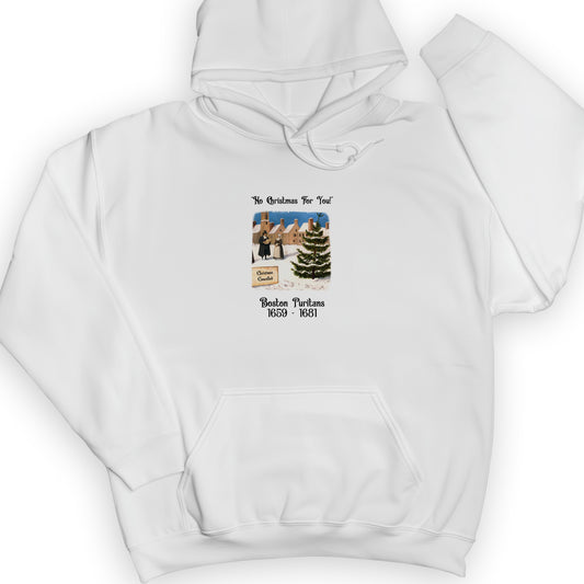 Puritans Banned Xmas Boston Hoodie