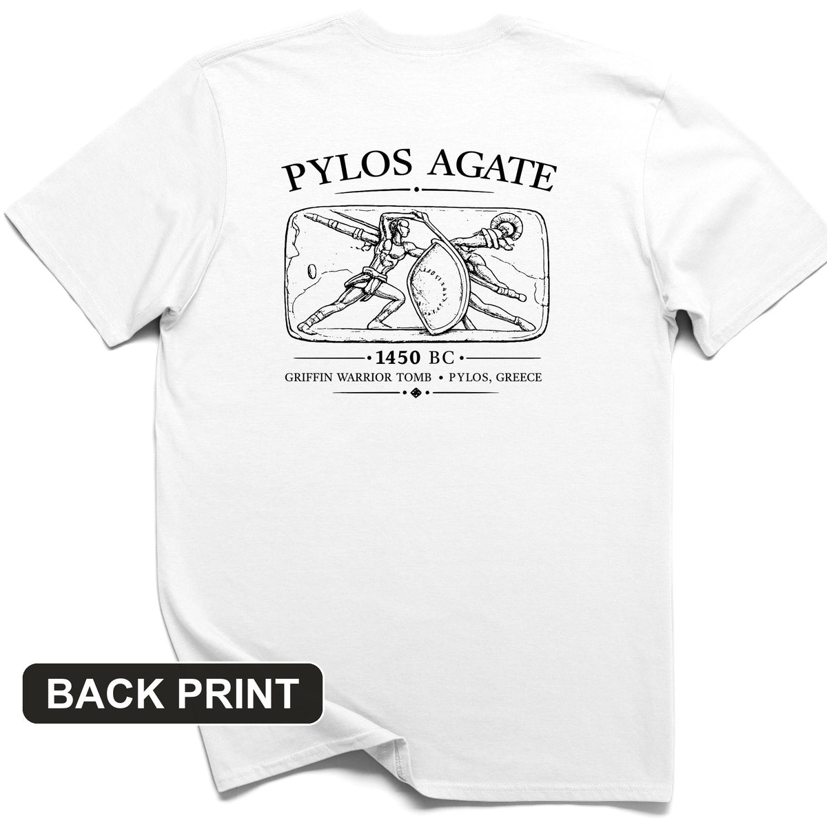 Pylos Agate Back Print T-Shirt