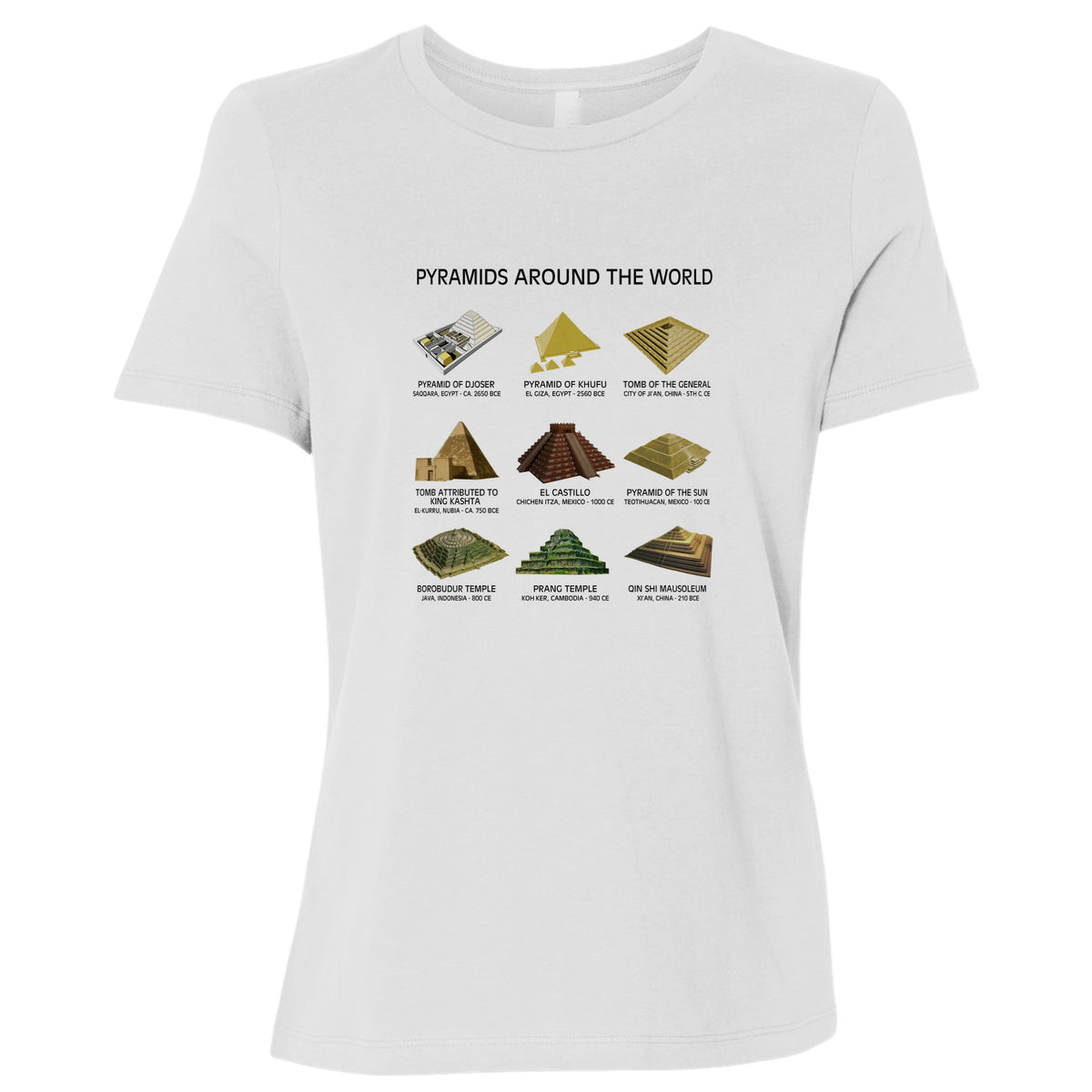 Pyramids of the World Women's T-Shirt