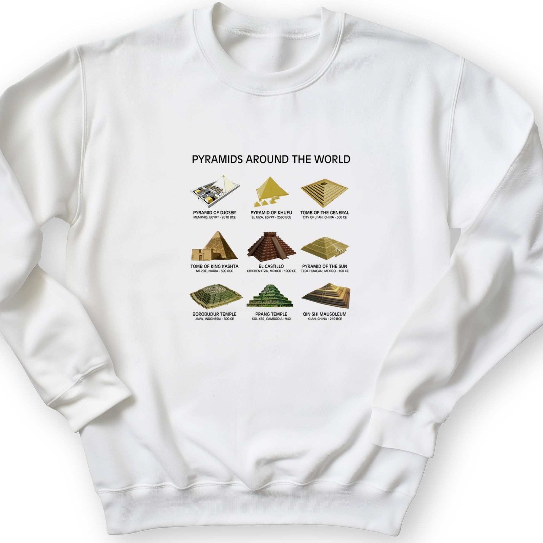 Pyramids Of The World Crewneck
