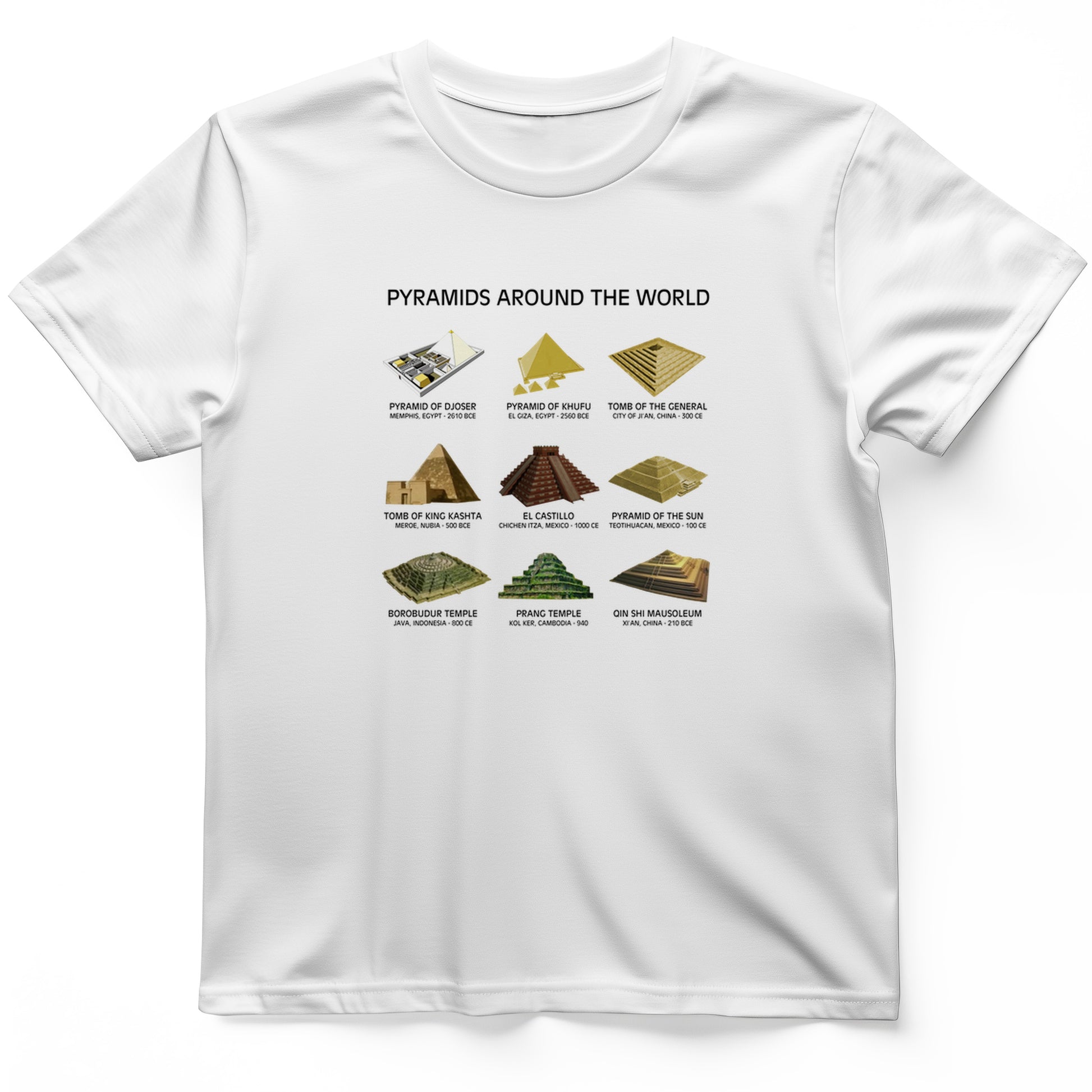 Pyramids of The World T-Shirt