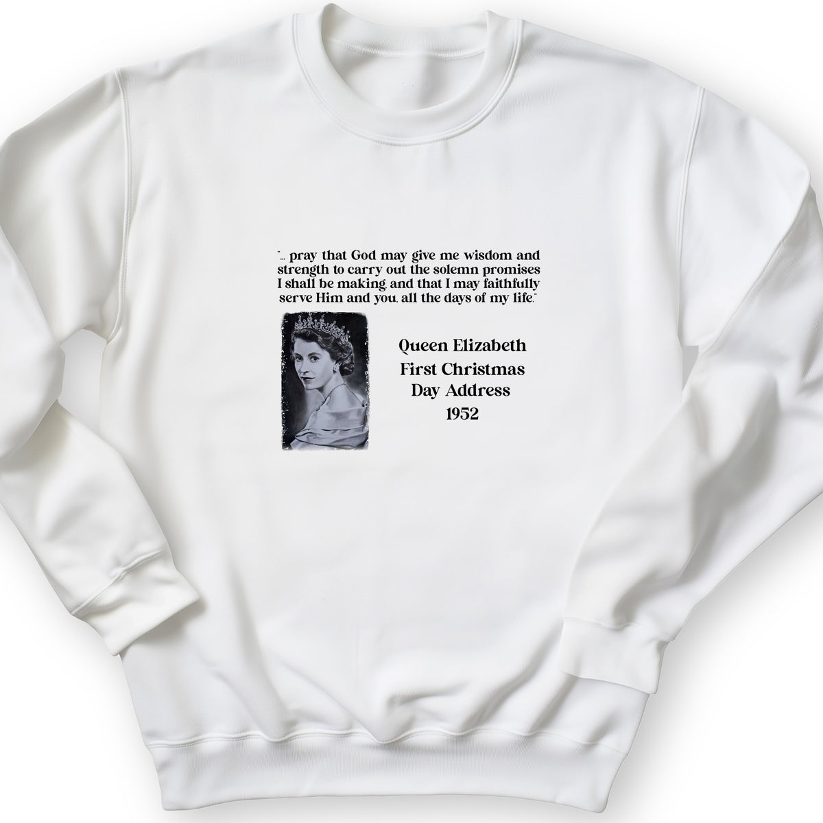 Queen Elizabeth II Xmas Address Crewneck