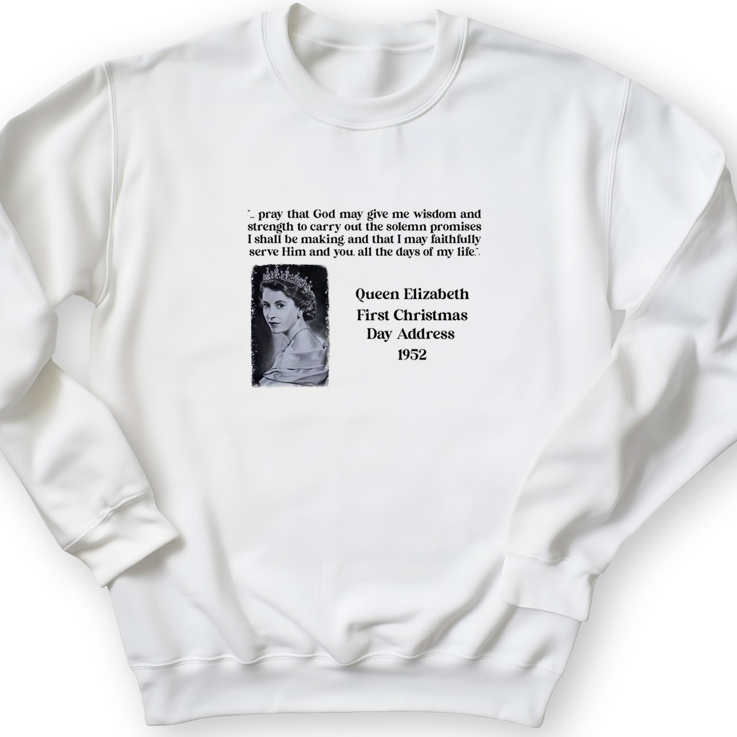Queen Elizabeth II Xmas Address Crewneck