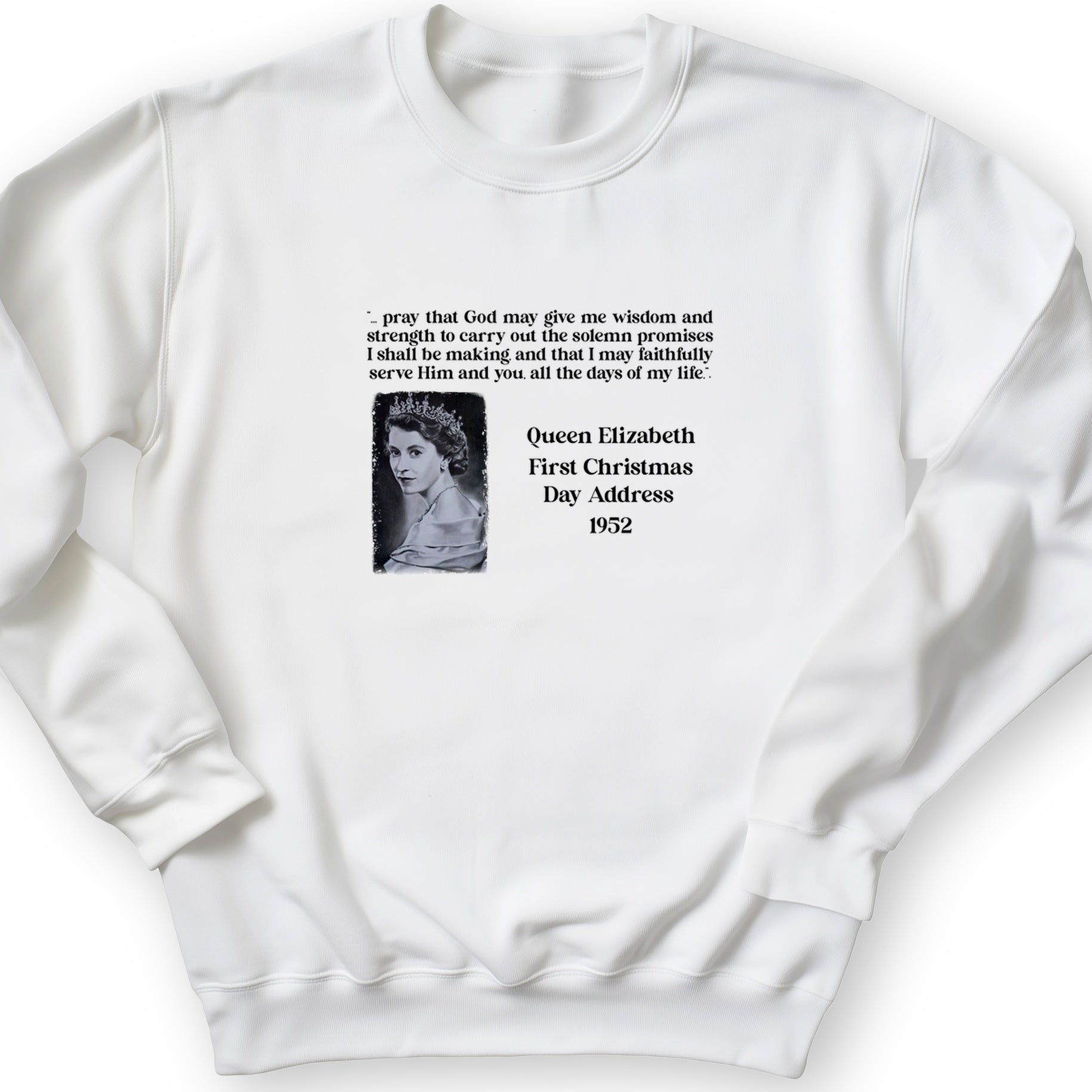 Queen Elizabeth II Xmas Address Crewneck