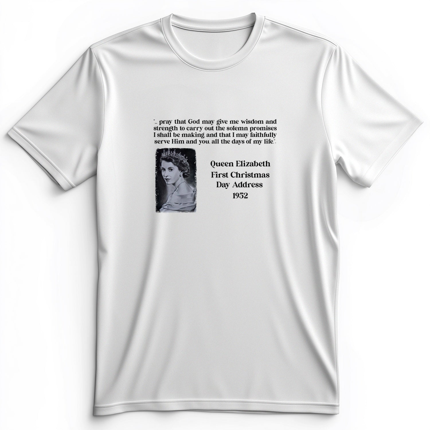 Queen Elizabeth II Xmas Address Premium Tee