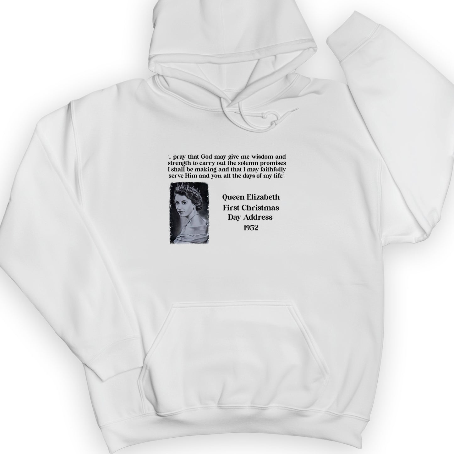 Queen Elizabeth II Xmas Address Hoodie