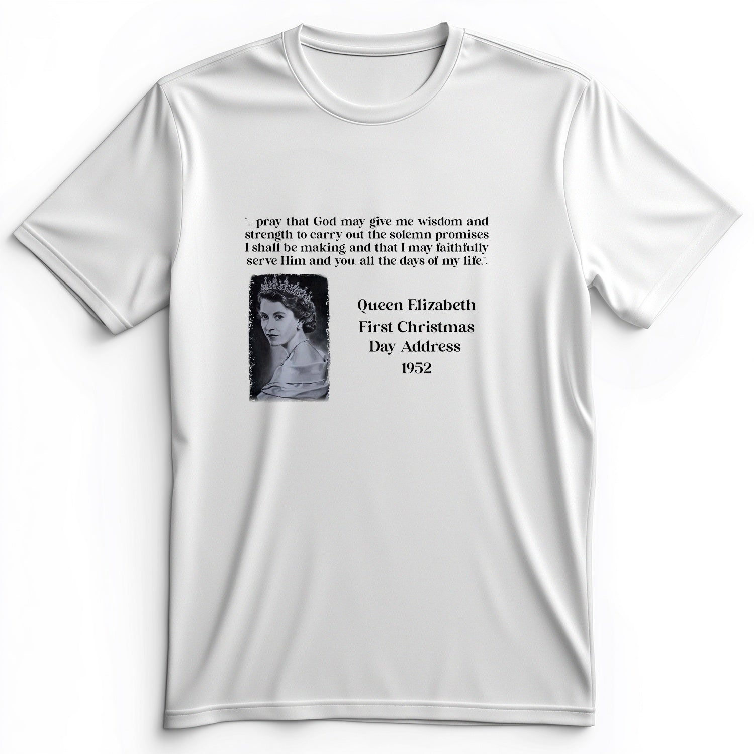 Queen Elizabeth II Xmas Address Premium Tee