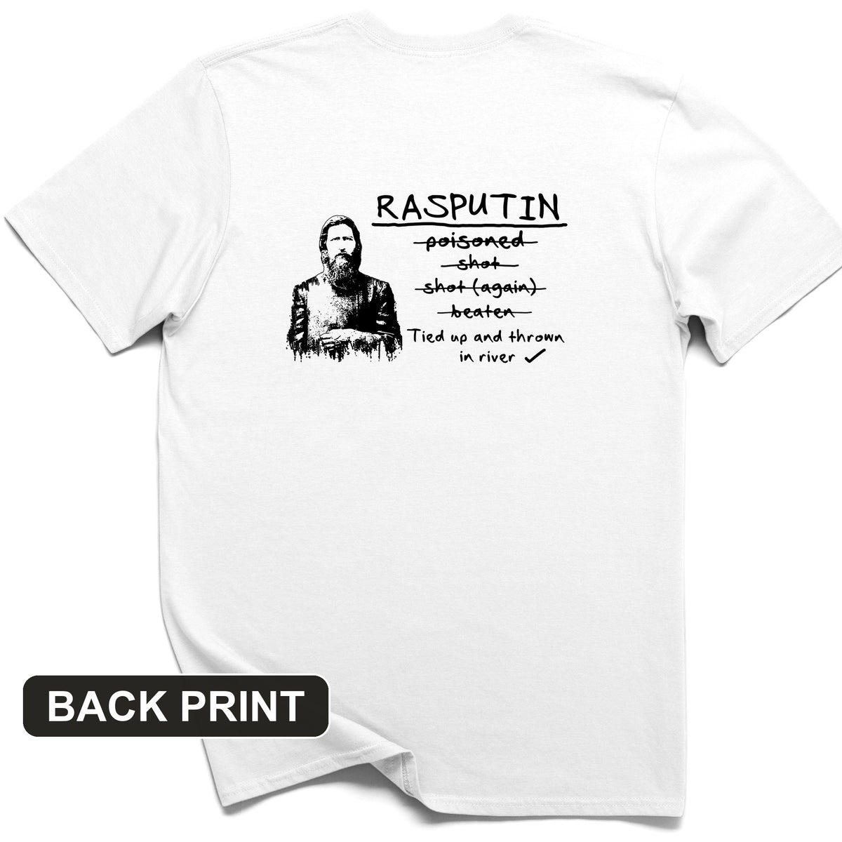Rasputin Back Print T-Shirt