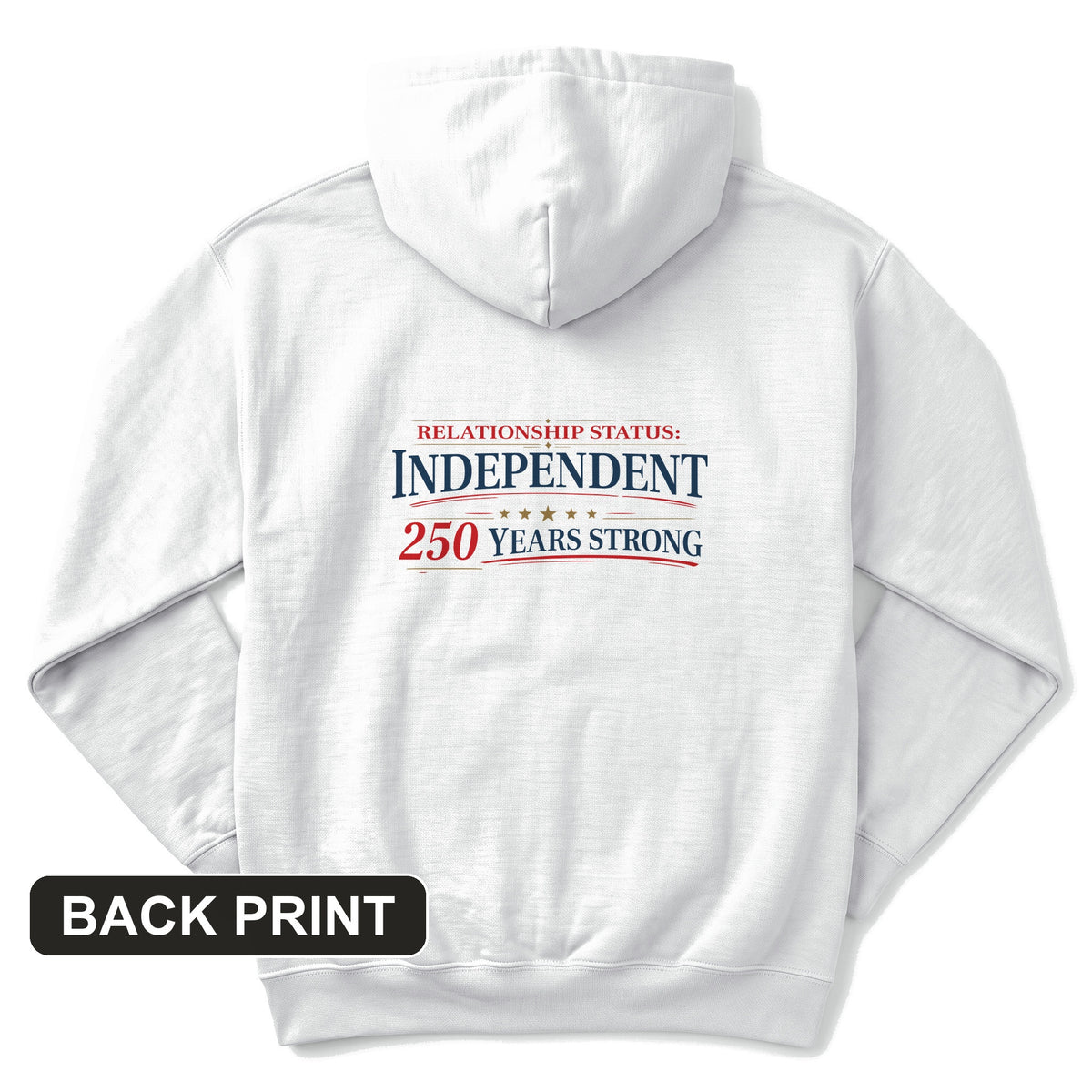 Relationship Status Back Print Hoodie