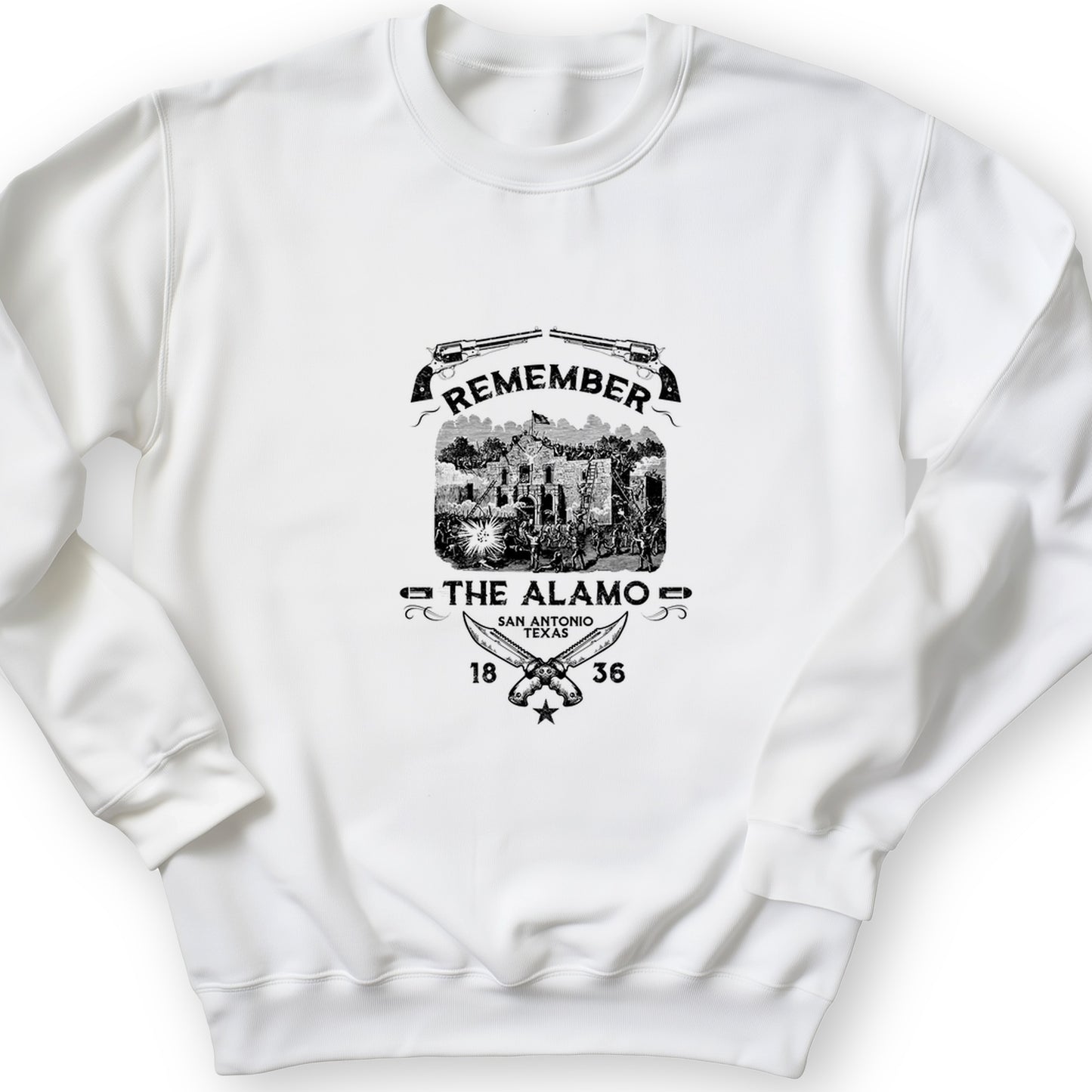Remember The Alamo 1836 Crewneck