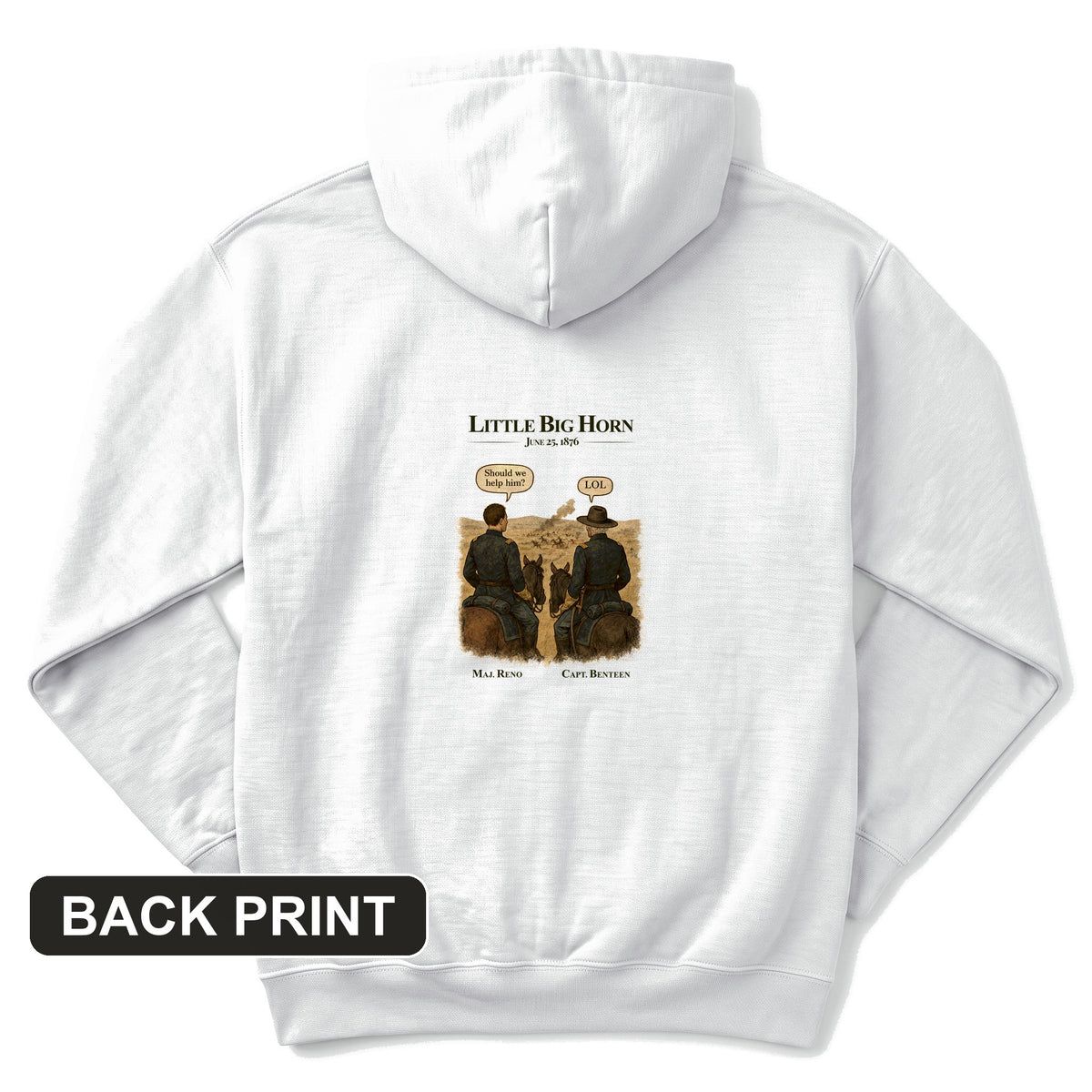 Reno and Benteen Back Print Hoodie