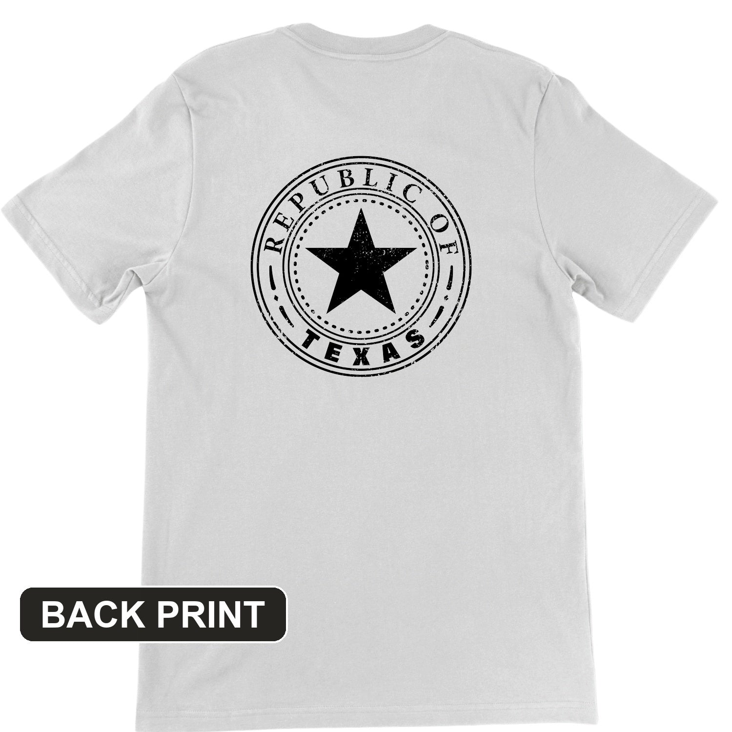 Republic of Texas Back Print Premium Tee