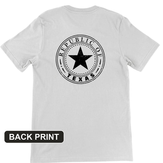 Republic of Texas Back Print Premium Tee
