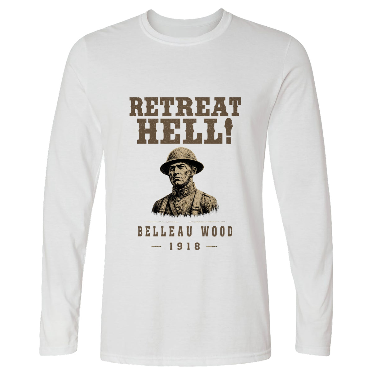Retreat Hell Bust Long Sleeve T-Shirt