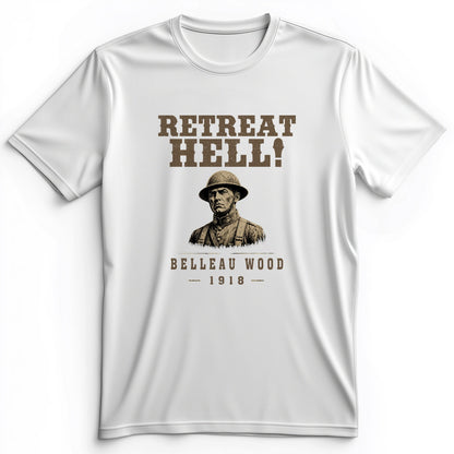 Retreat Hell Bust Premium Tee