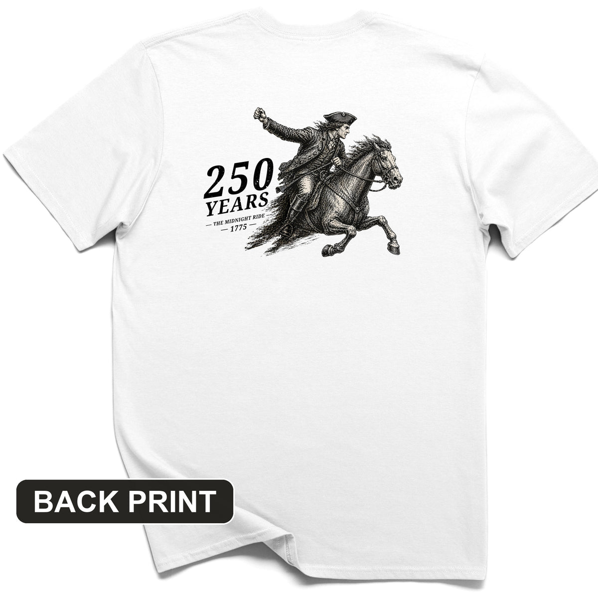 Revere 250 Back Print T-Shirt