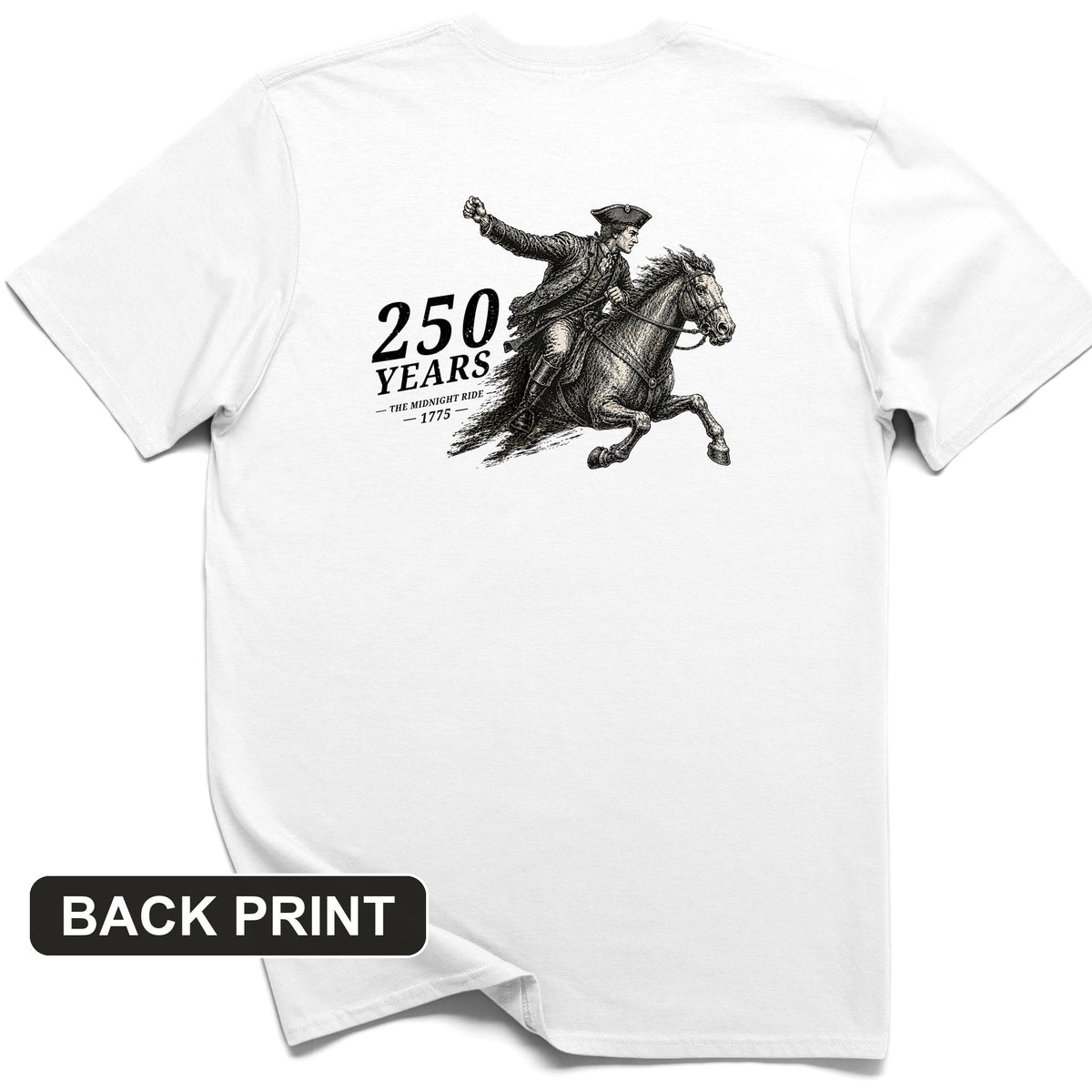 Revere 250 Back Print T-Shirt