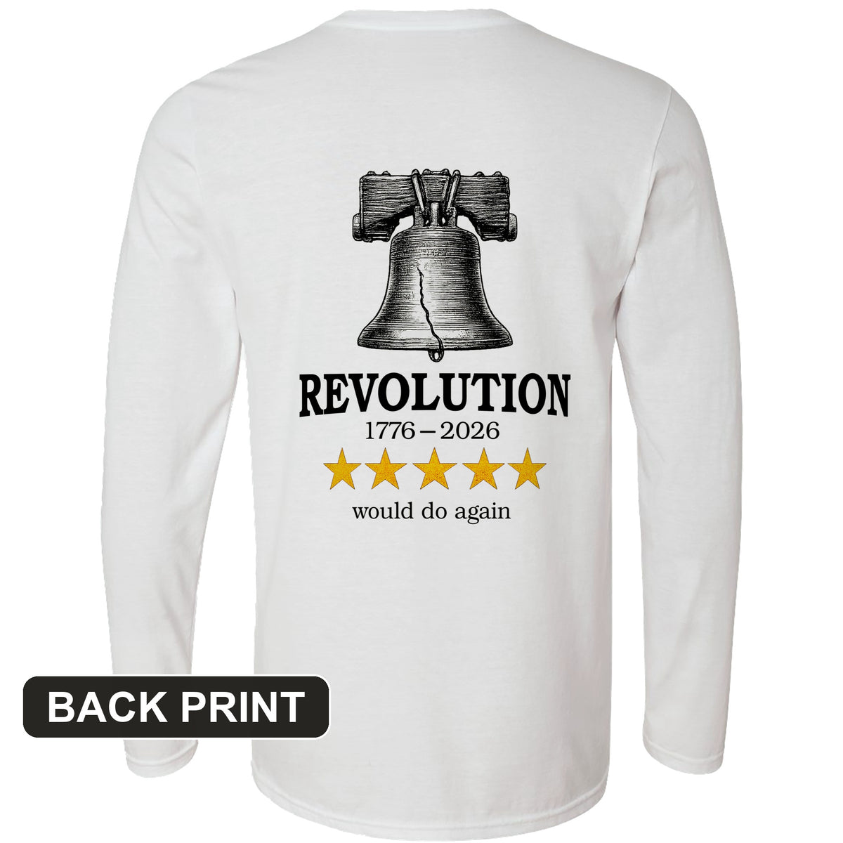 Revolution Back Print Long Sleeve T-Shirt