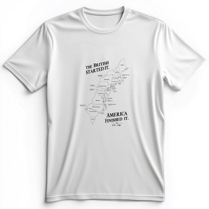 Revolutionary War Map Premium Tee