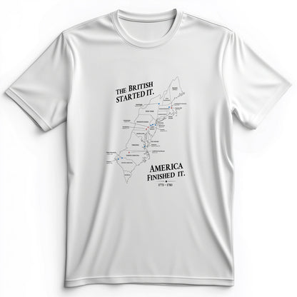 Revolutionary War Map Premium Tee