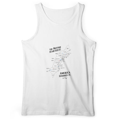 Revolutionary War Map Tank Top