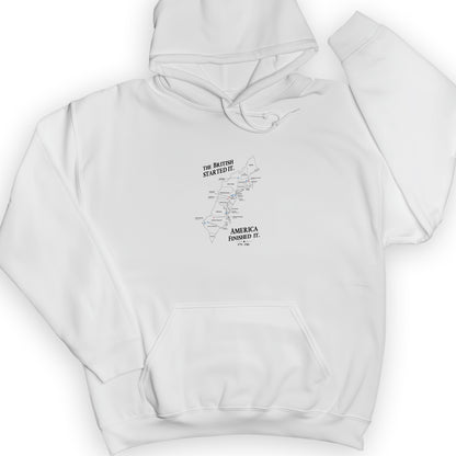 Revolutionary War Map Hoodie