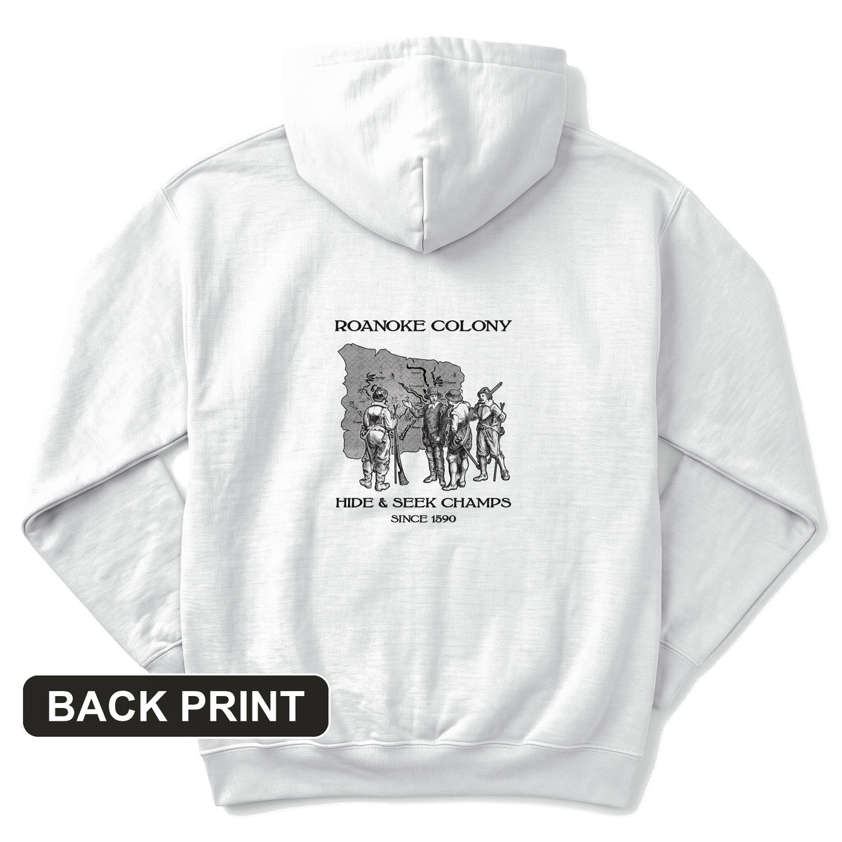 Roanoke Back Print Hoodie