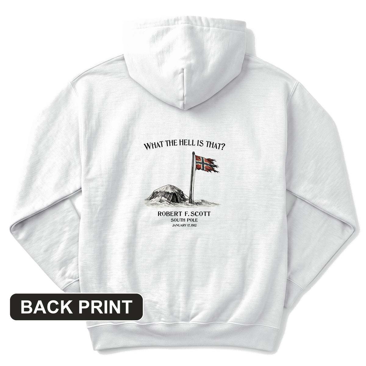 Robert Scott Back Print Hoodie