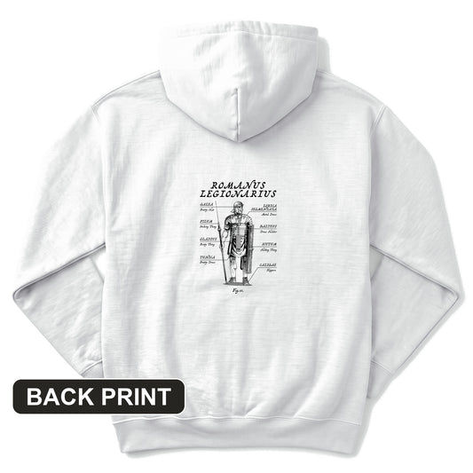 Roman Armor Back Print Hoodie