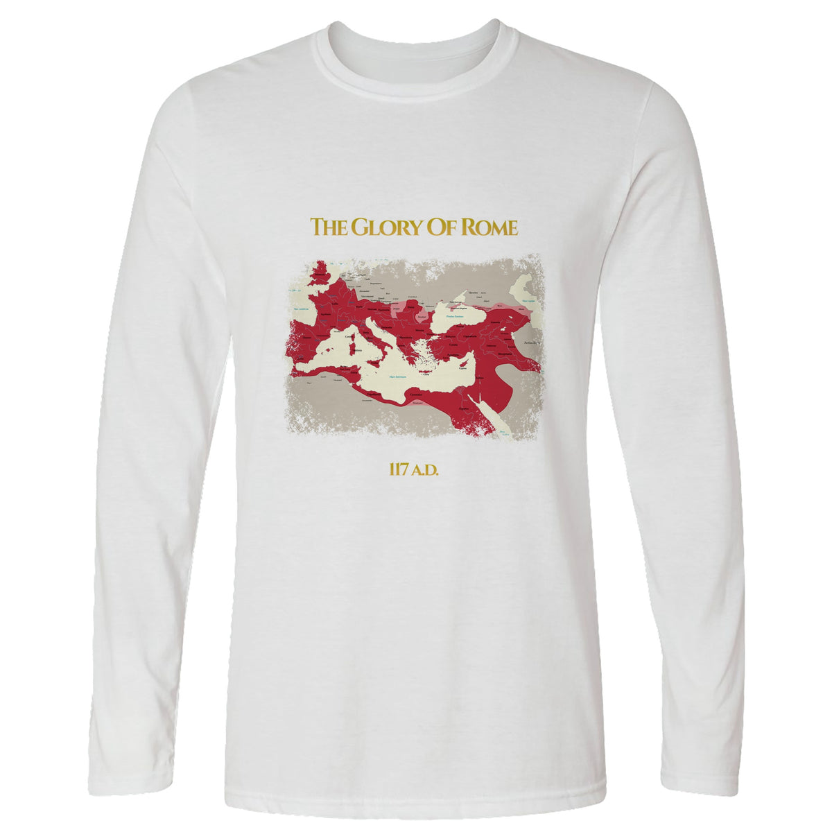 Roman Empire Map Long Sleeve T-Shirt