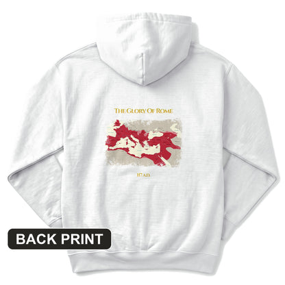 Roman Empire Map Back Print Hoodie