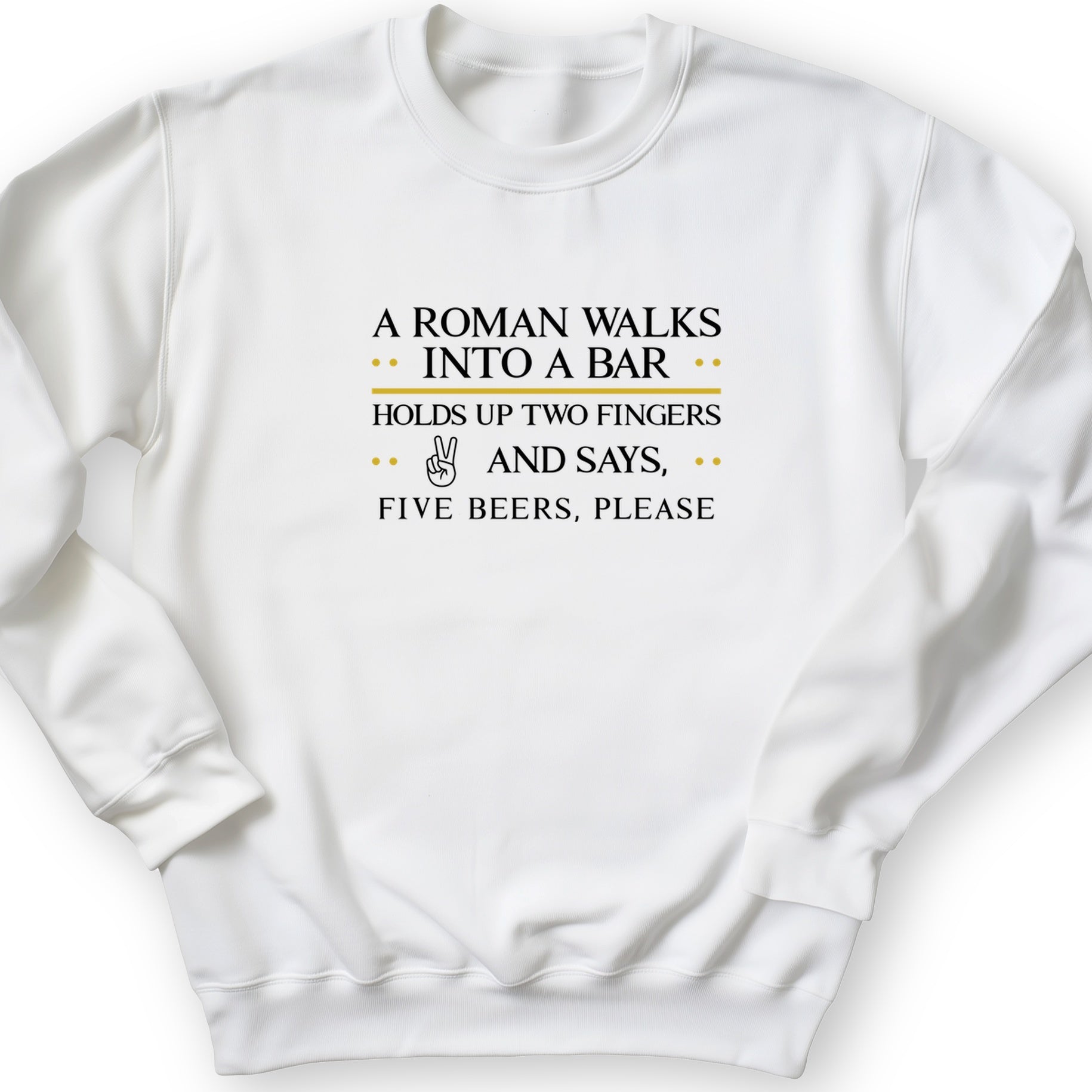 Roman Walks Into a Bar Crewneck